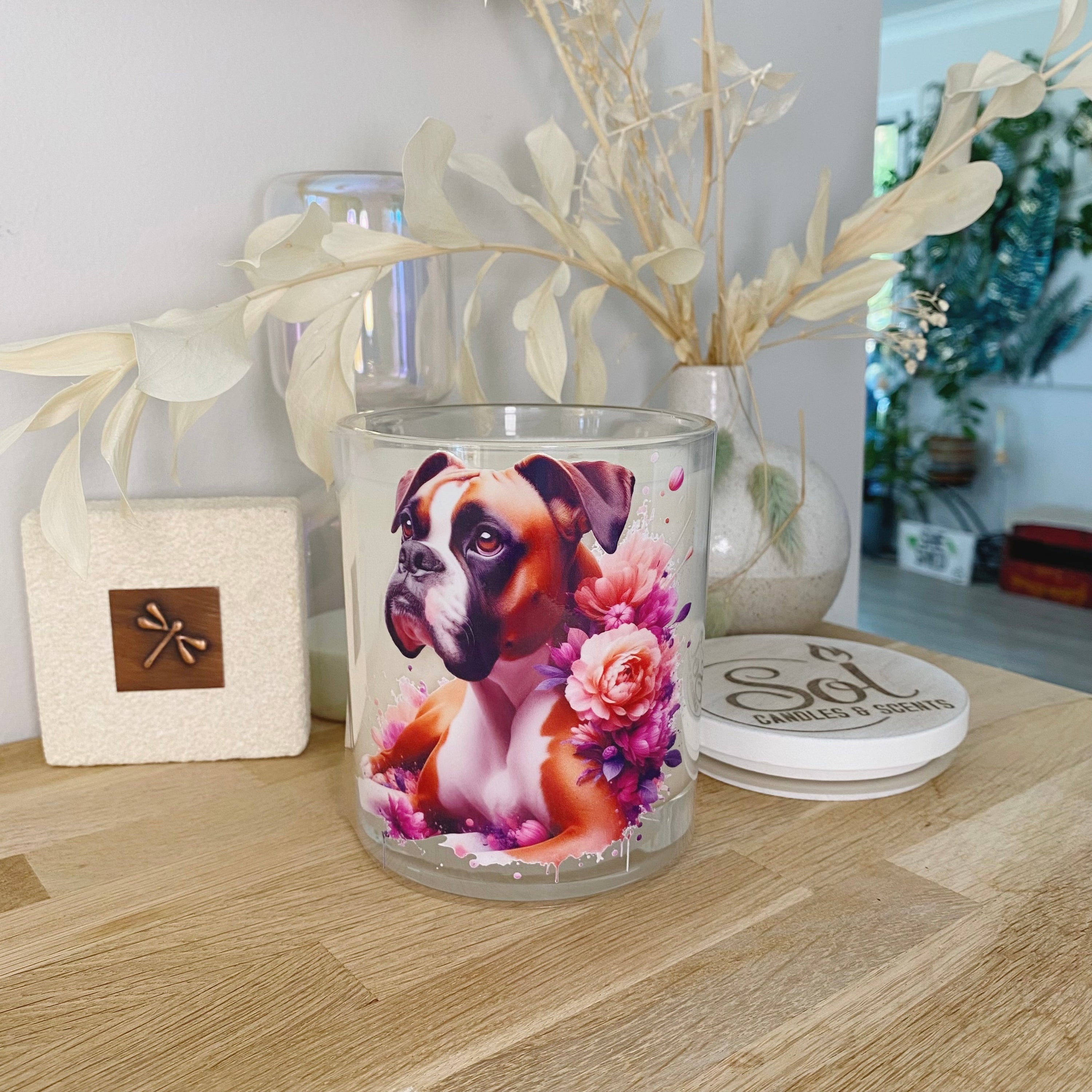 Boxer Foral Xlarge Candle_Sol Candles & Scents