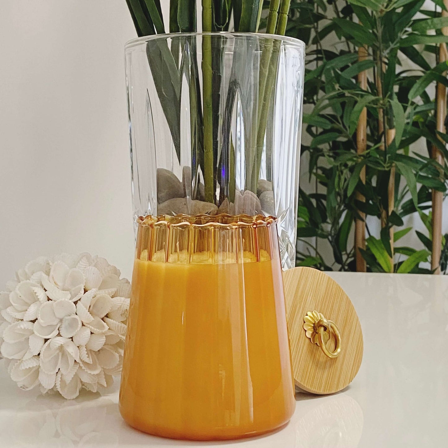Bridgerton Tapered Candle Orange_Sol Candles & Scents