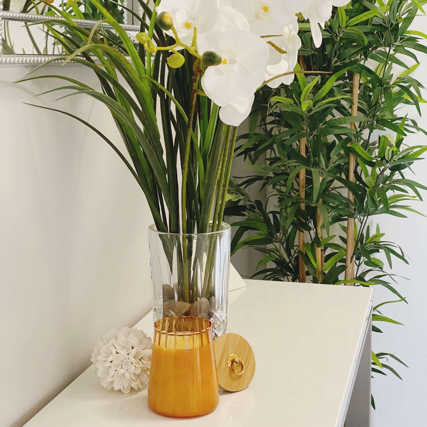 Bridgerton Tapered Candle Orange_Sol Candles & Scents