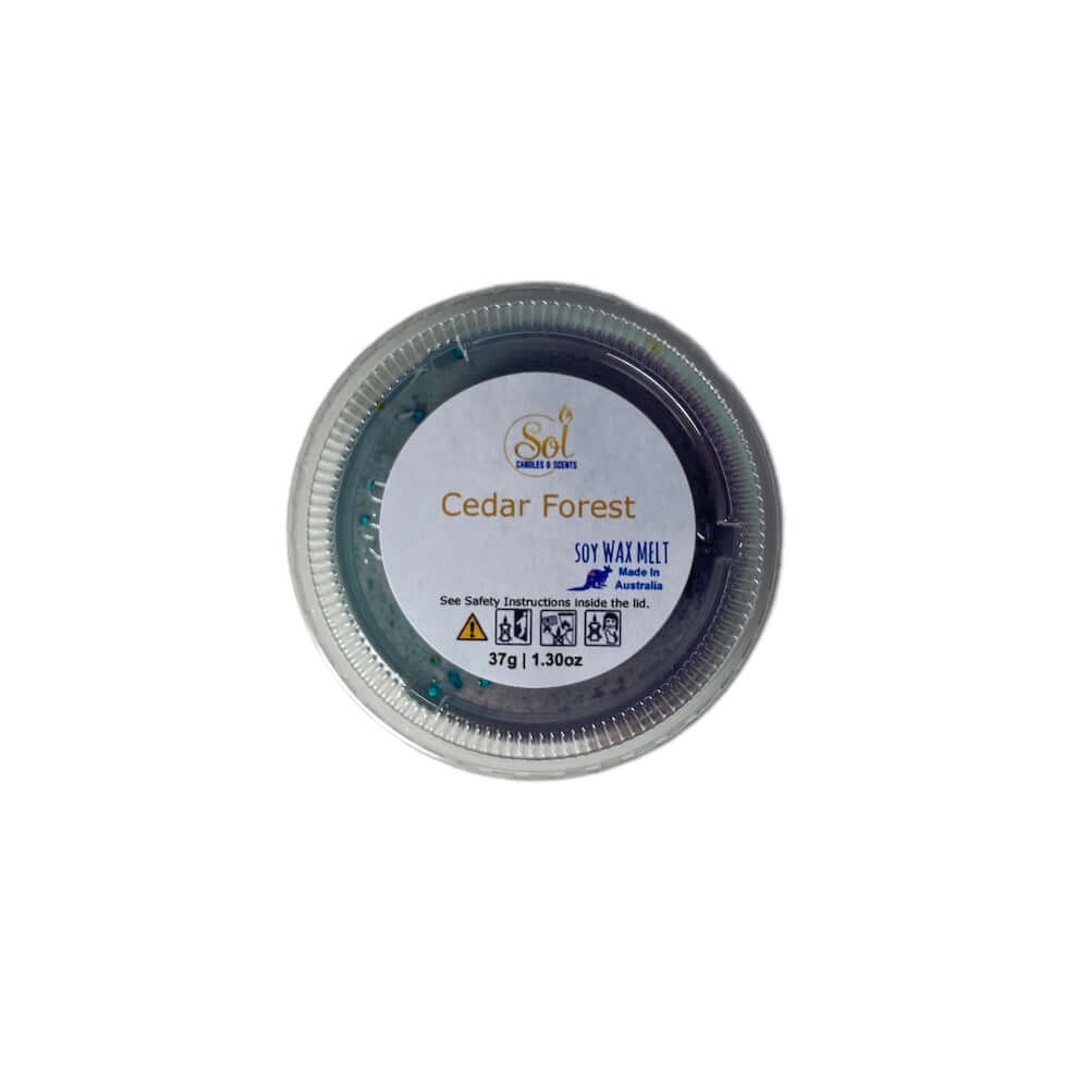 Cedar Forest Wax Melt_Sol Candles & Scents
