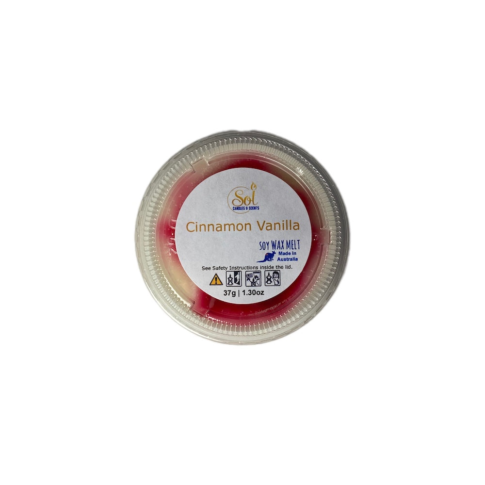 Cinnamon Vanilla Wax Melt_Sol Candles & Scents