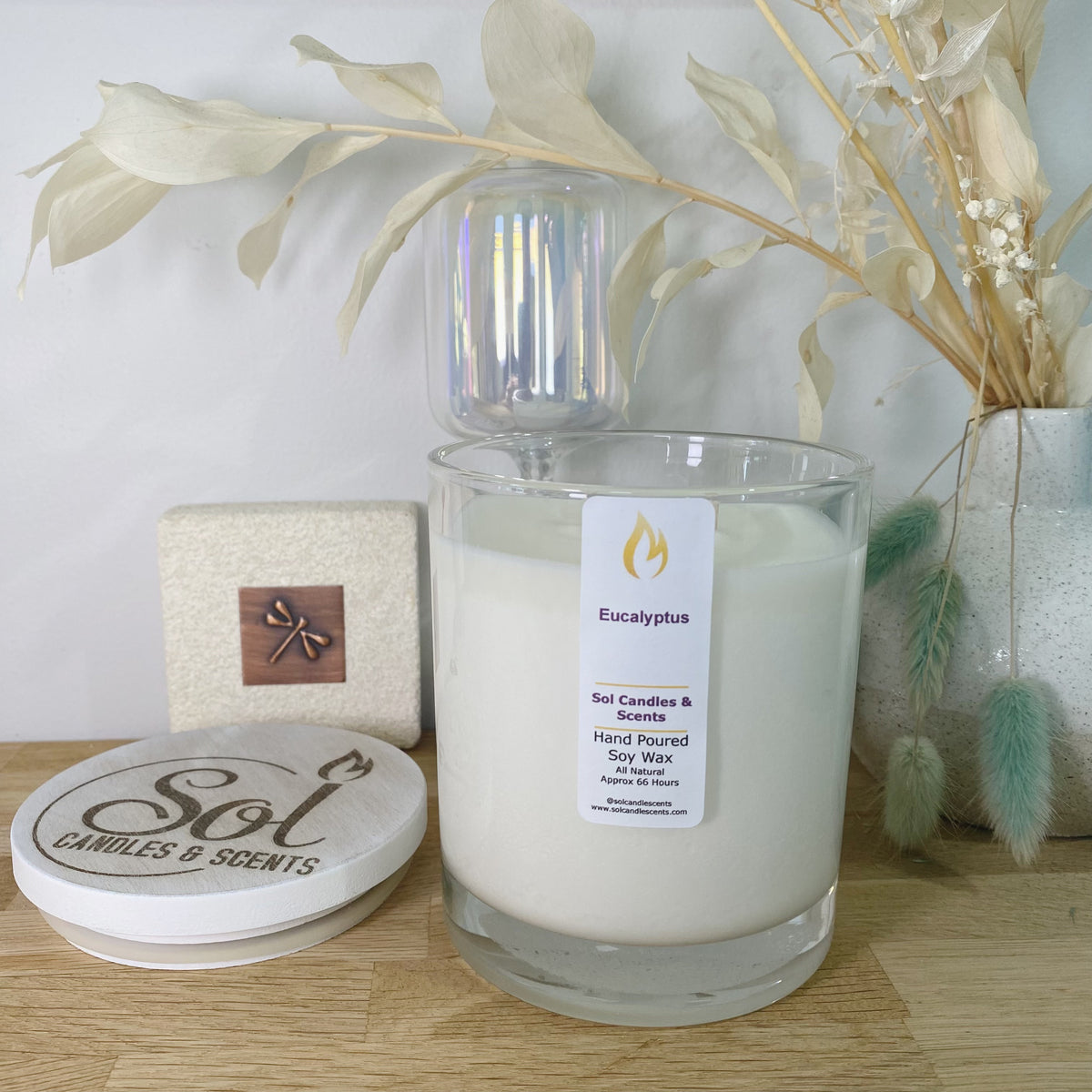 Eucalyptus Soy Candle_Sol Candles & Scents