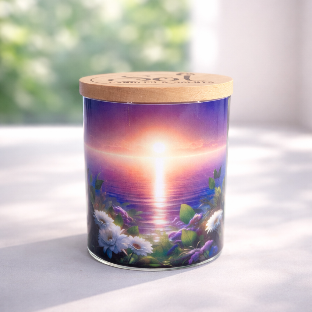 Sympathy_Ocean_Flowers_Sunrise_Sunset_Candle
