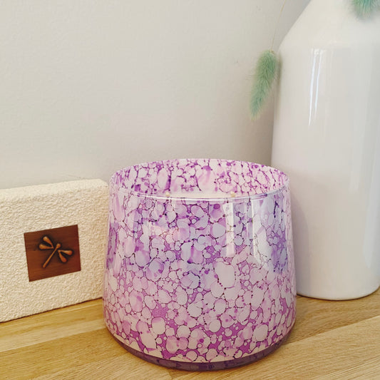 Lux Tapered Candle Purple
