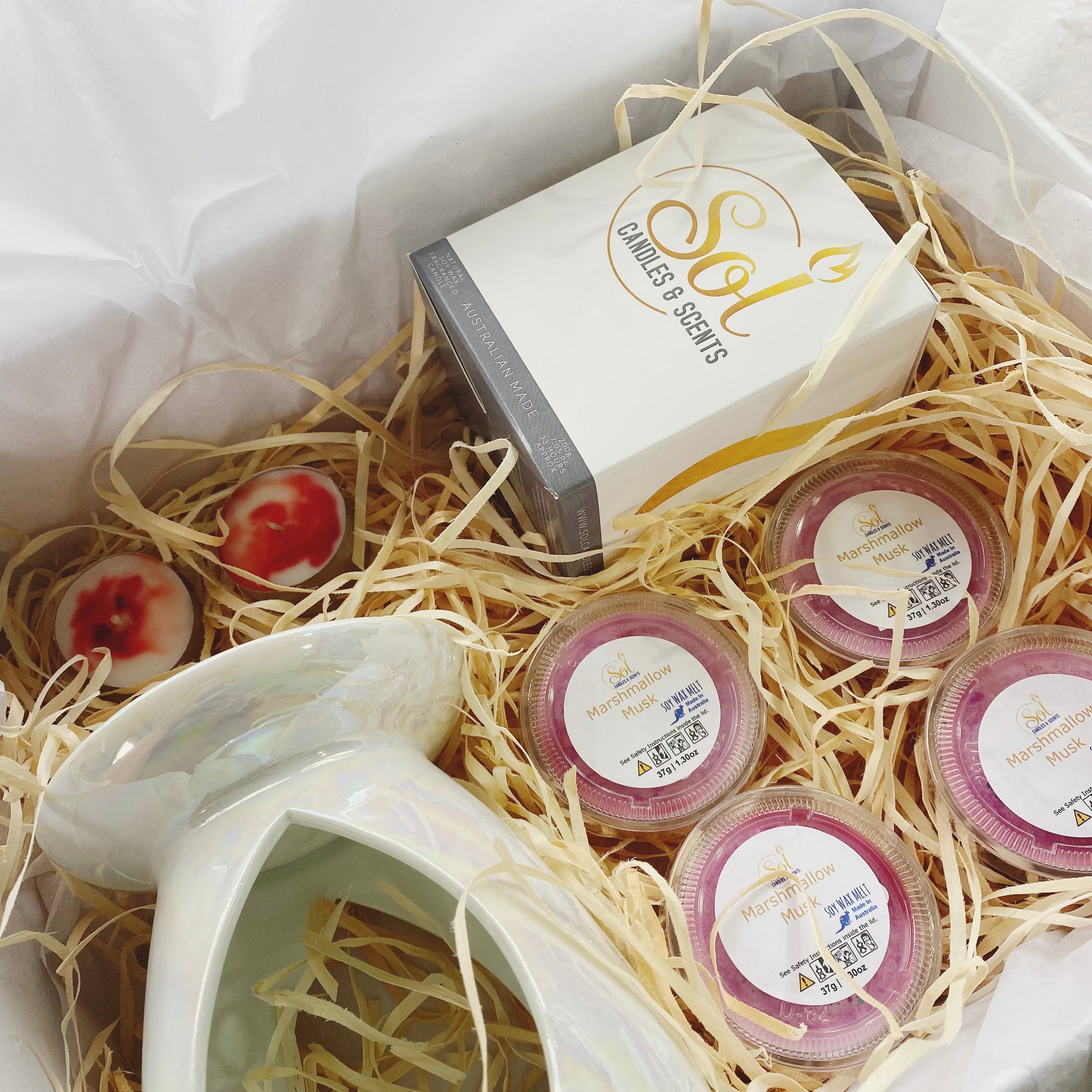 Marshmallow Musk Burner Gift Box