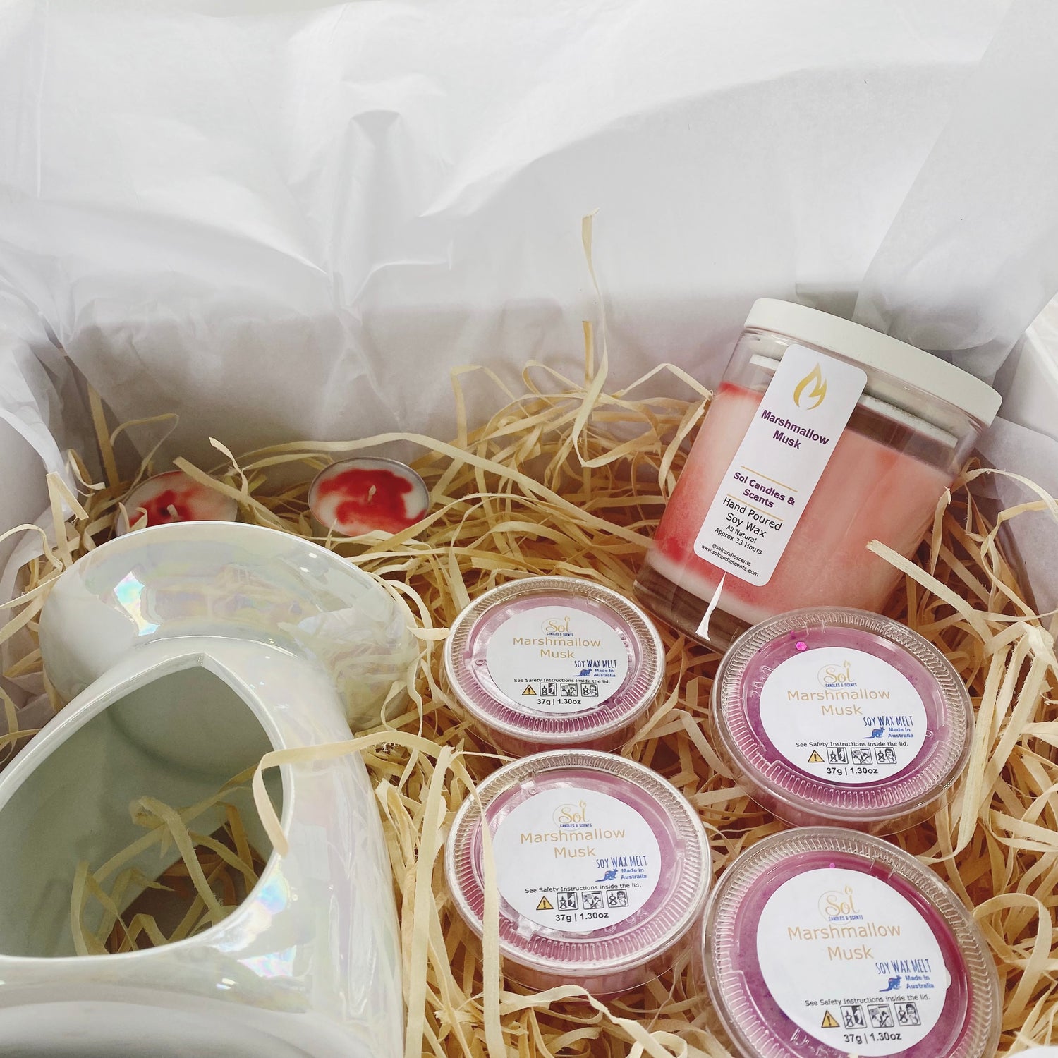 Marshmallow Musk Burner Gift Box