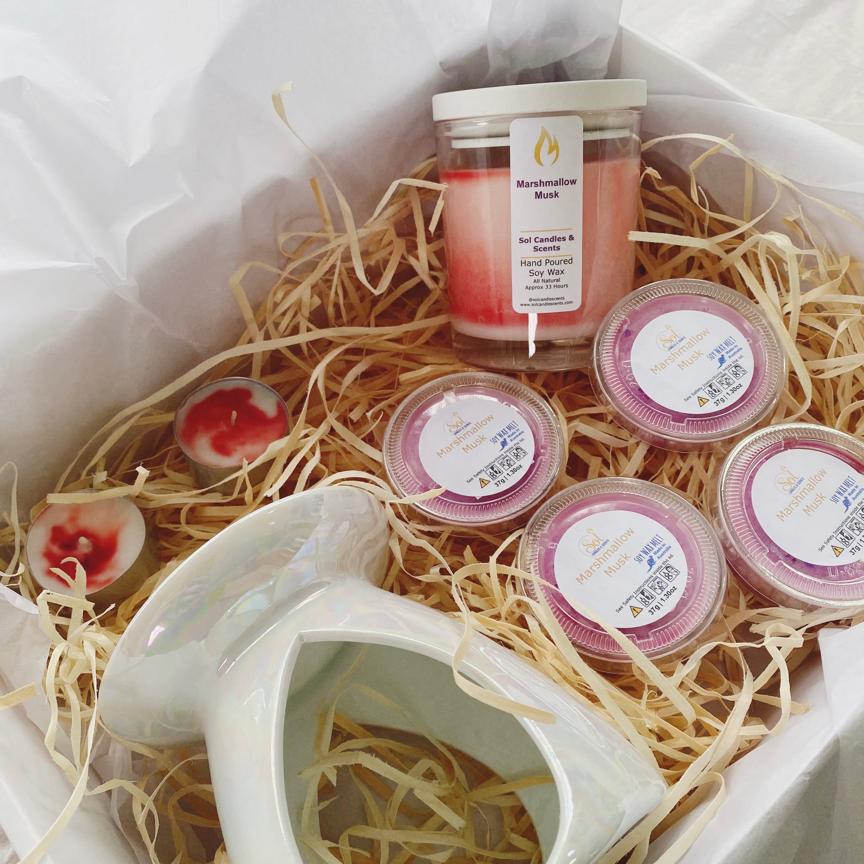 Marshmallow Musk Burner Gift Box