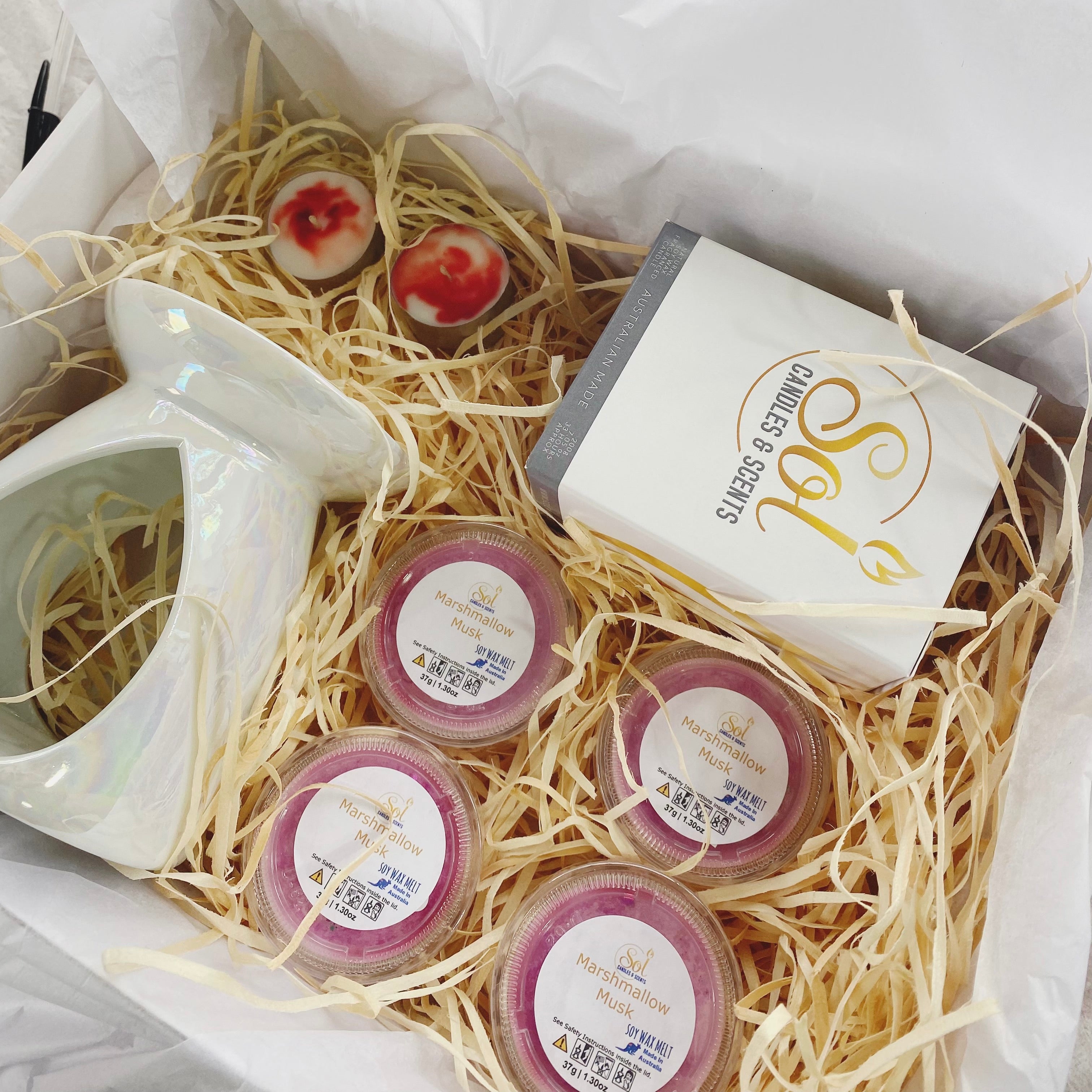 Marshmallow Musk Burner Gift Box