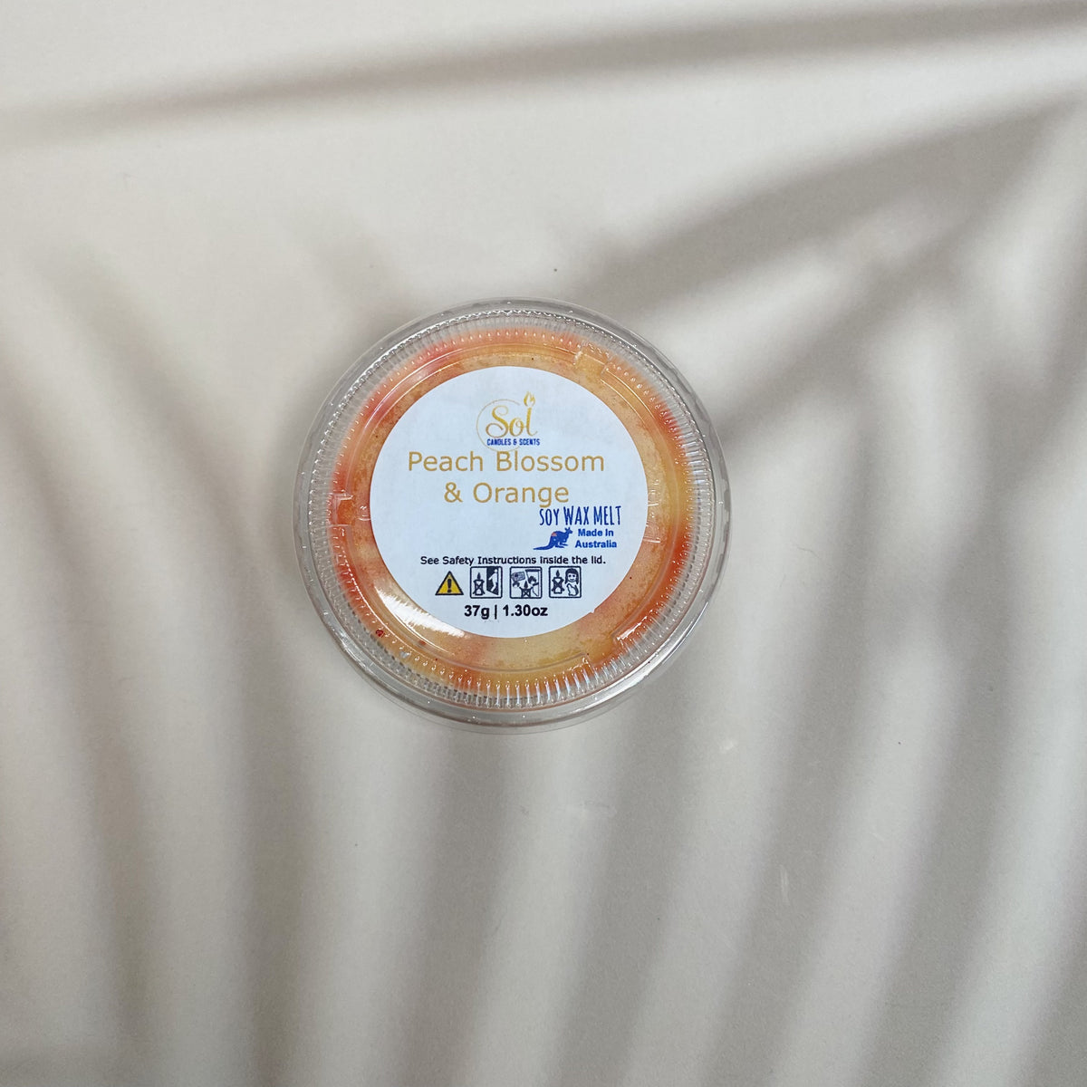 Peach Blossom & Orange Wax Melt
