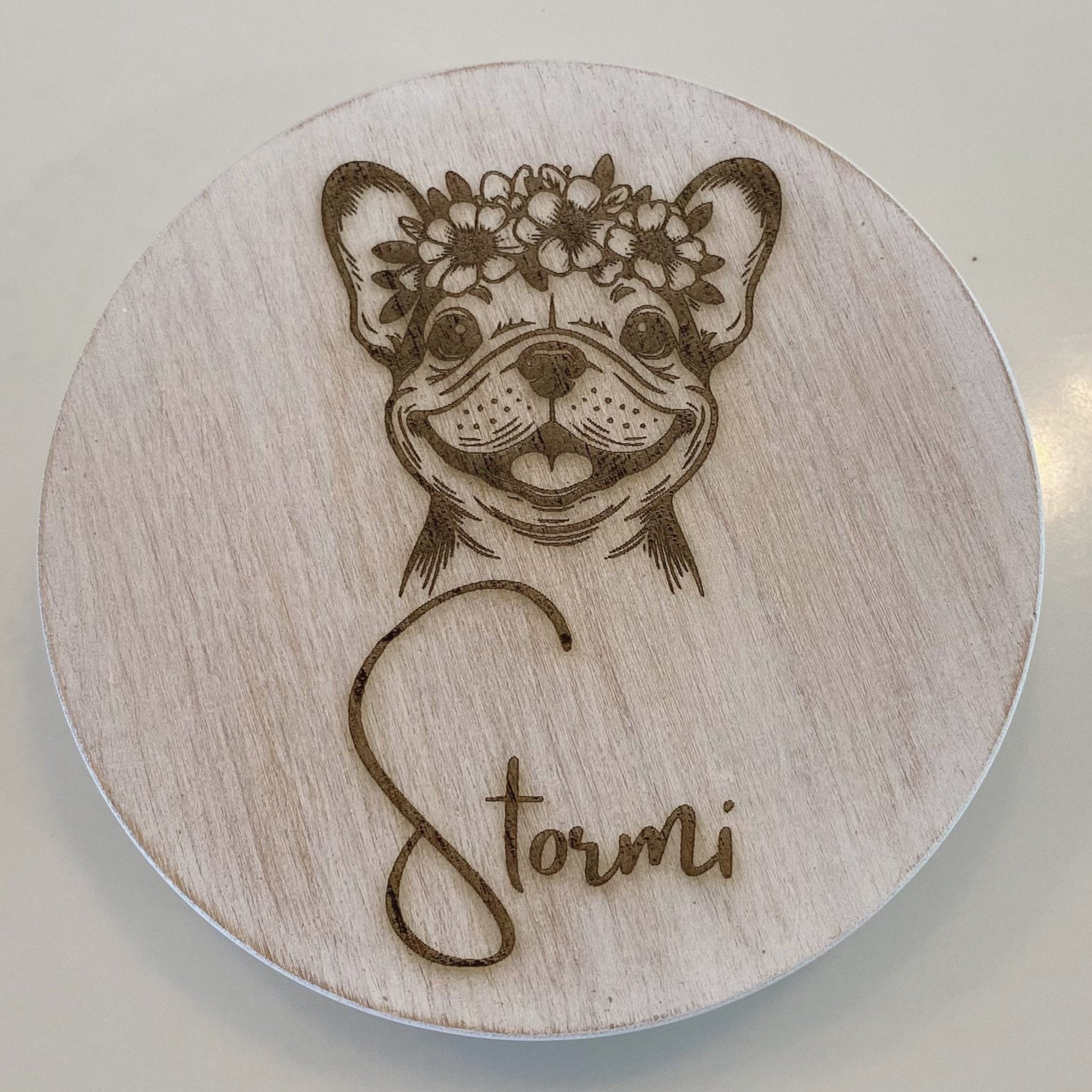Personalised Engraved Candle Lid_Sol Candles & Scents