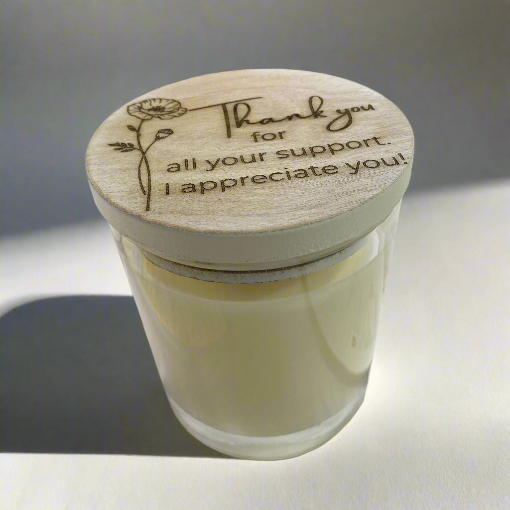 Thank you for all your support Customised Candle_Sol Candles & Scents