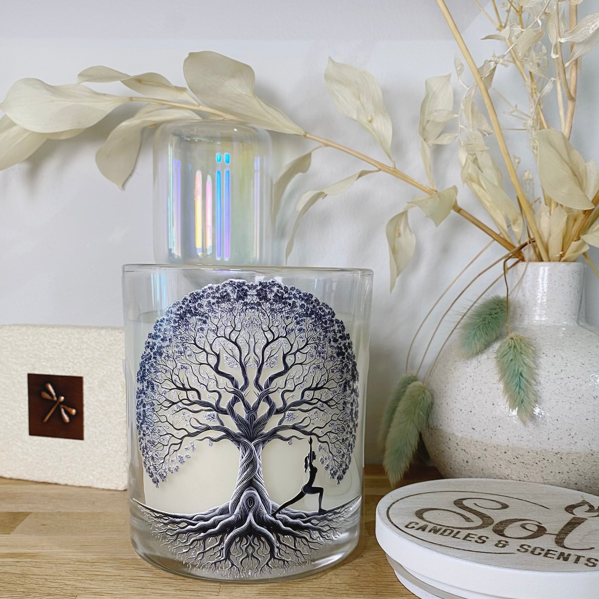 Tree Of Life Warrior Xlarge Candle_Sol Candles & Scents