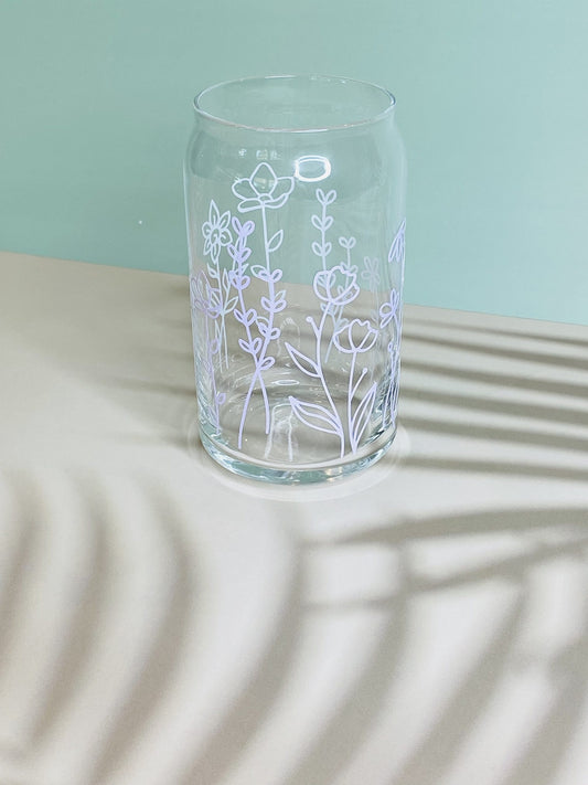 Beer Can Wildflower Glass_Sol Candles & Scents
