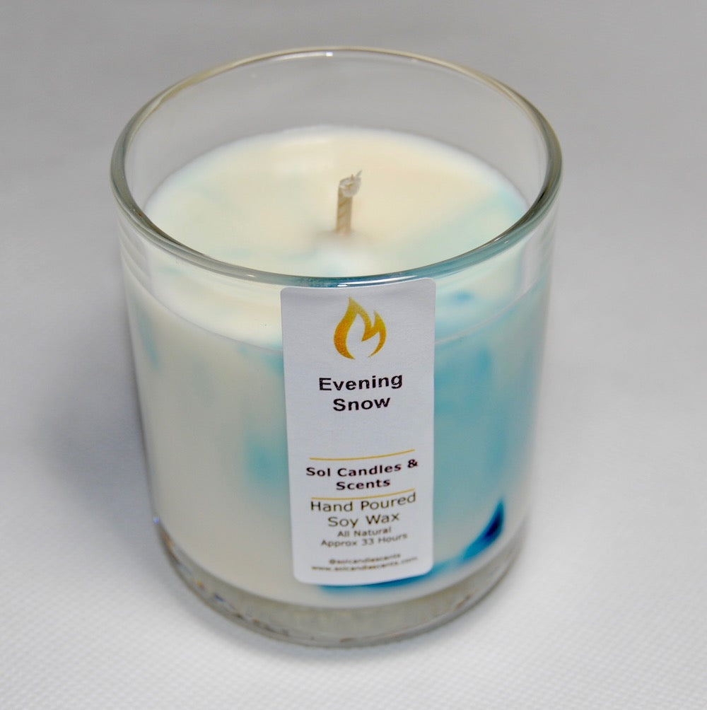 Evening Snow Candle