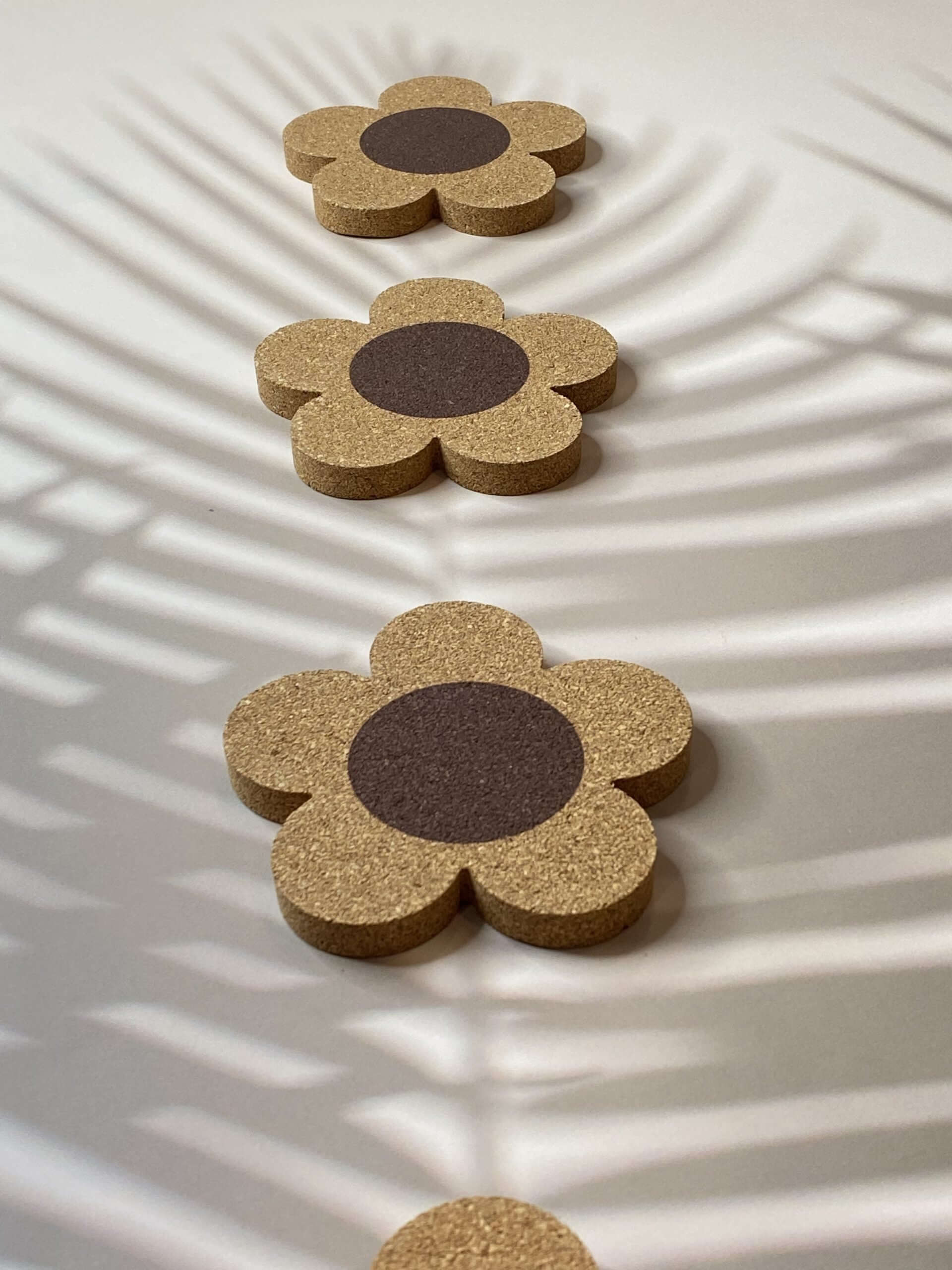 Flower Cork Coaster Drink Coaster