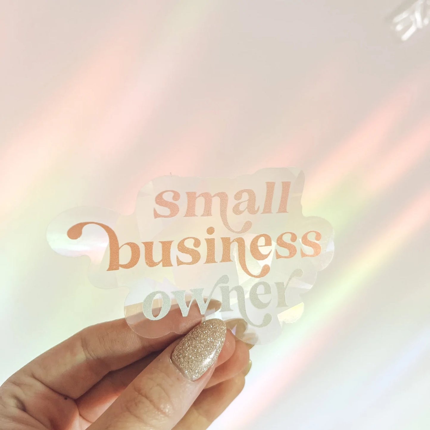 Small Business Owner Sun Catcher