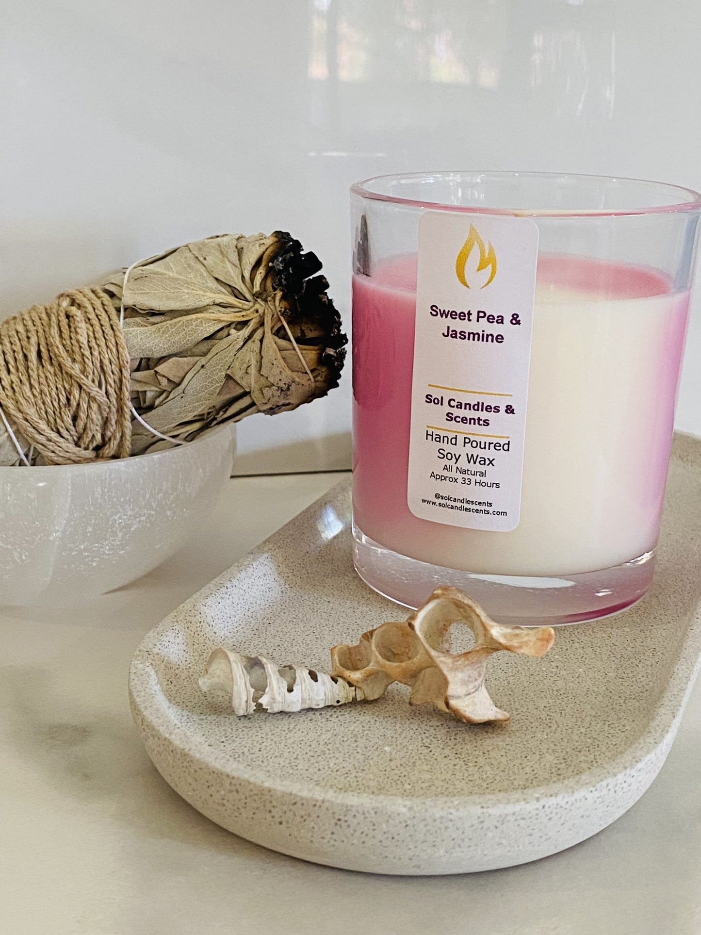 Sweet Pea & Jasmine Candle