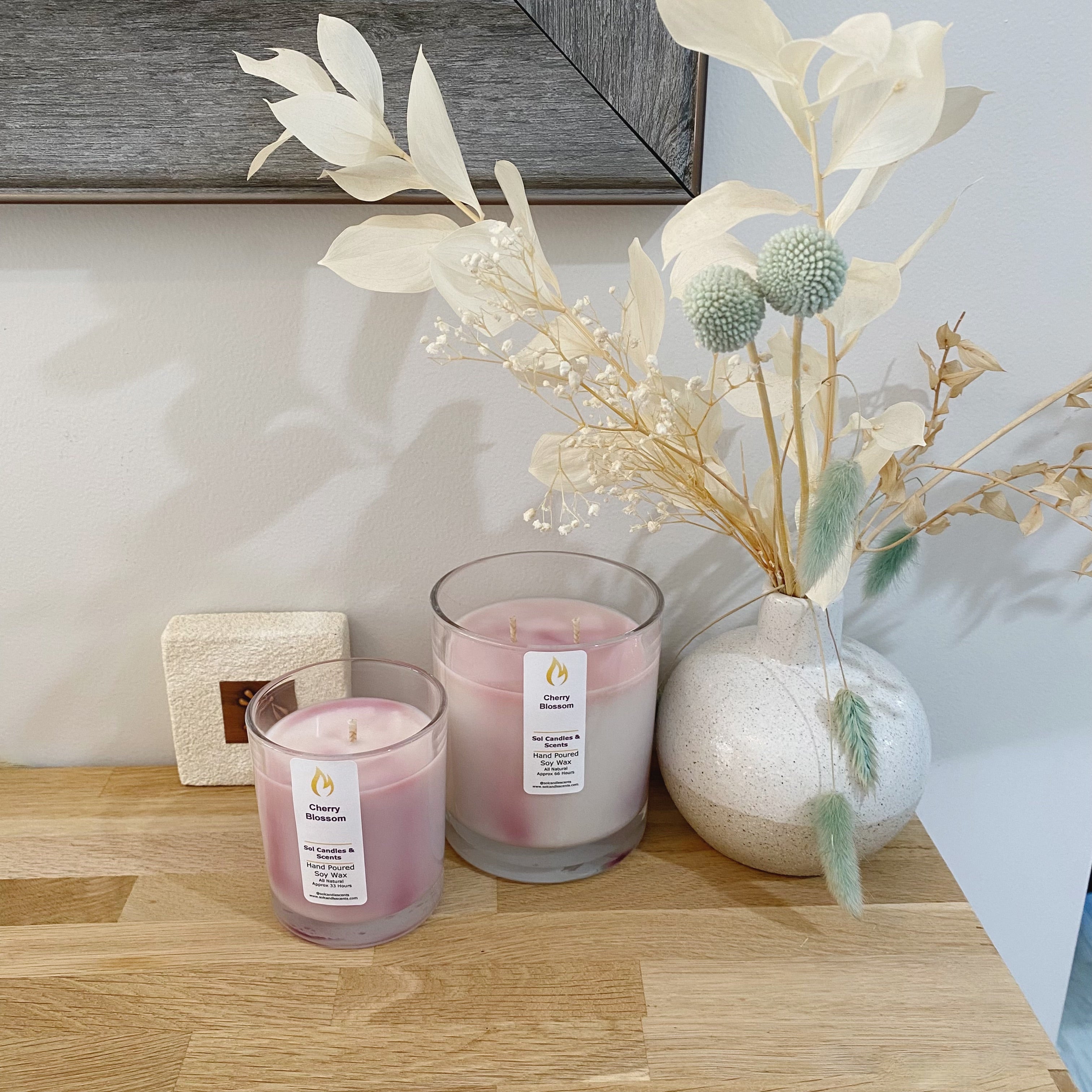 Cherry Blossom_Signature Soy Candle_Sol Candles & Scents