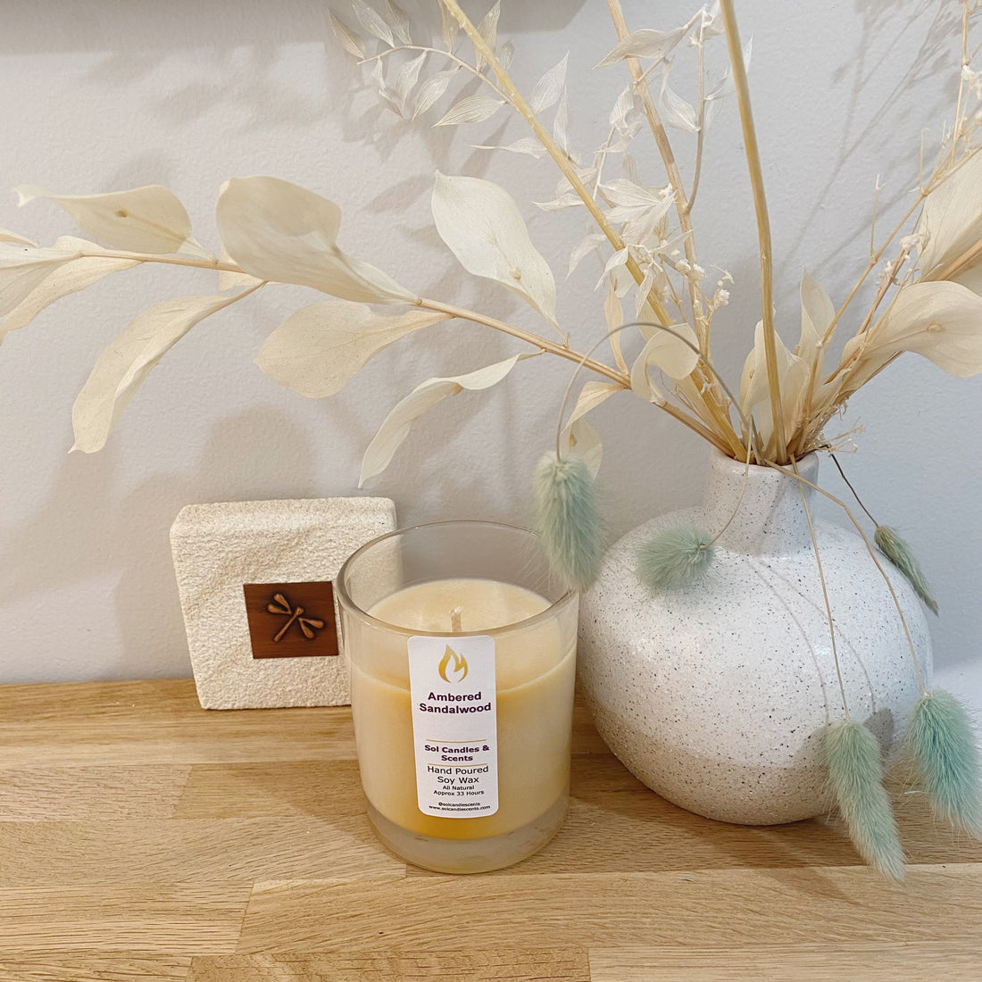 Ambered Sandalwood Candle