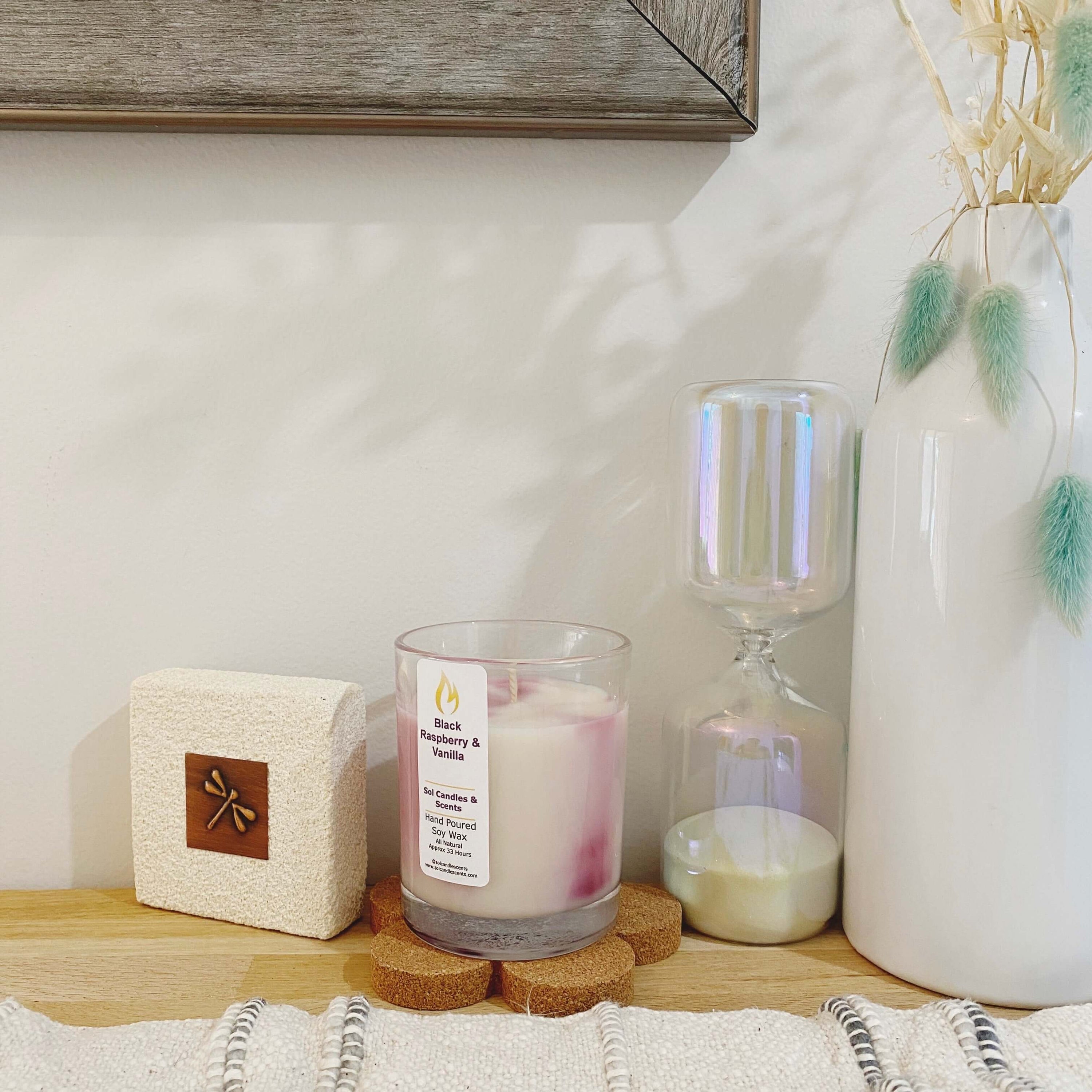 Black Raspberry &amp; Vanilla Candle