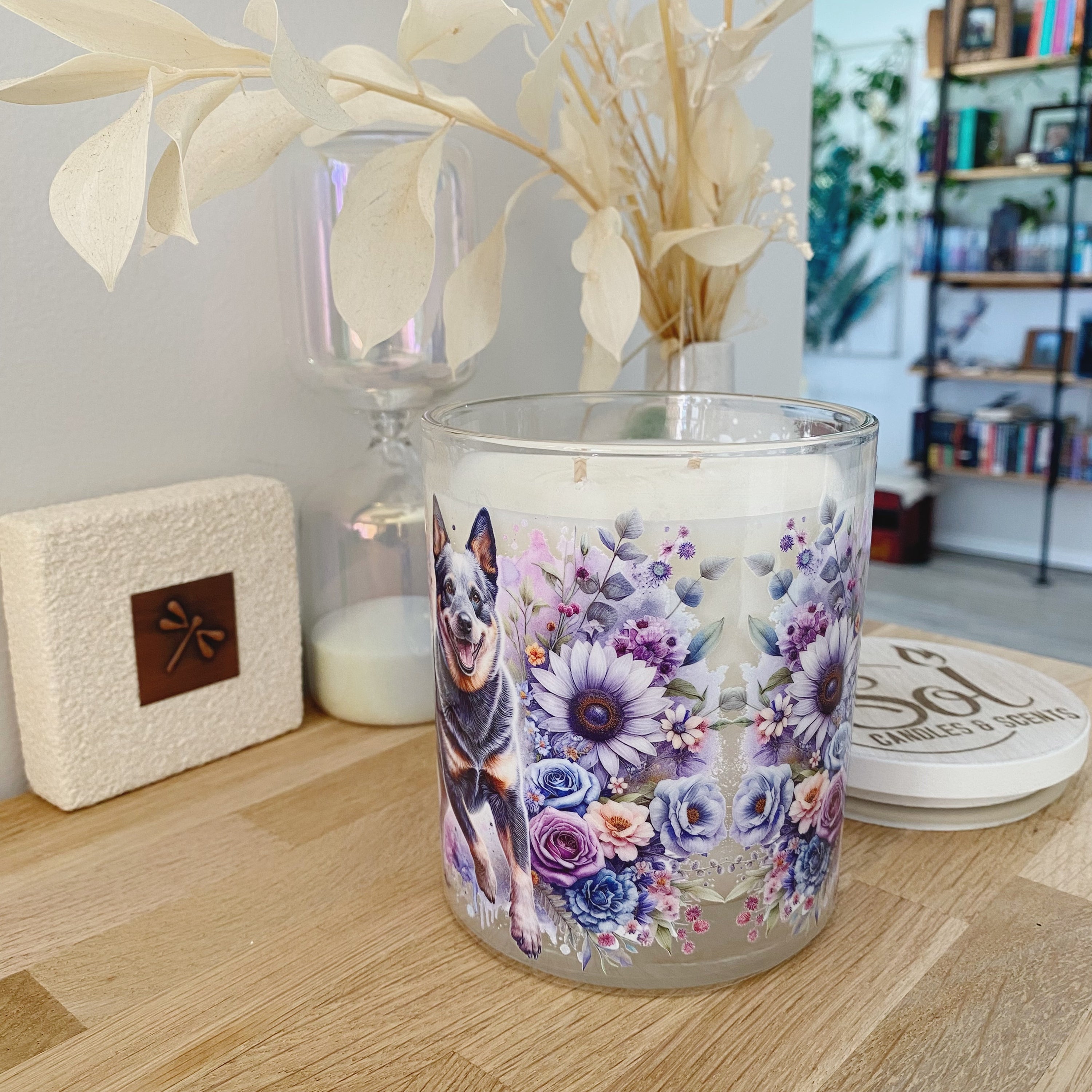 Australian Blue Cattle Dog Candle