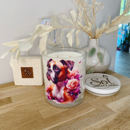 Boxer Foral Xlarge Candle