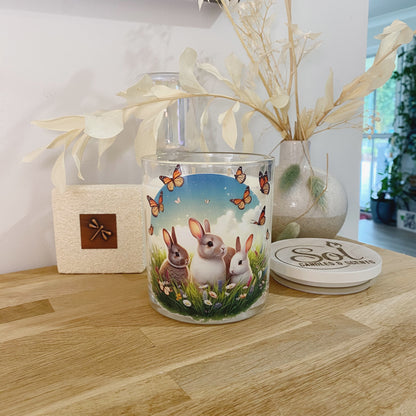 Bunny Rabbit Family Xlarge Candle
