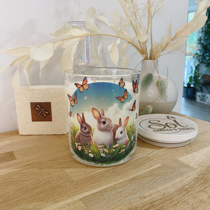 Bunny Rabbit Family Xlarge Candle