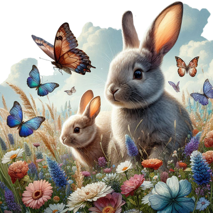 Bunny Rabbit Xlarge Candle