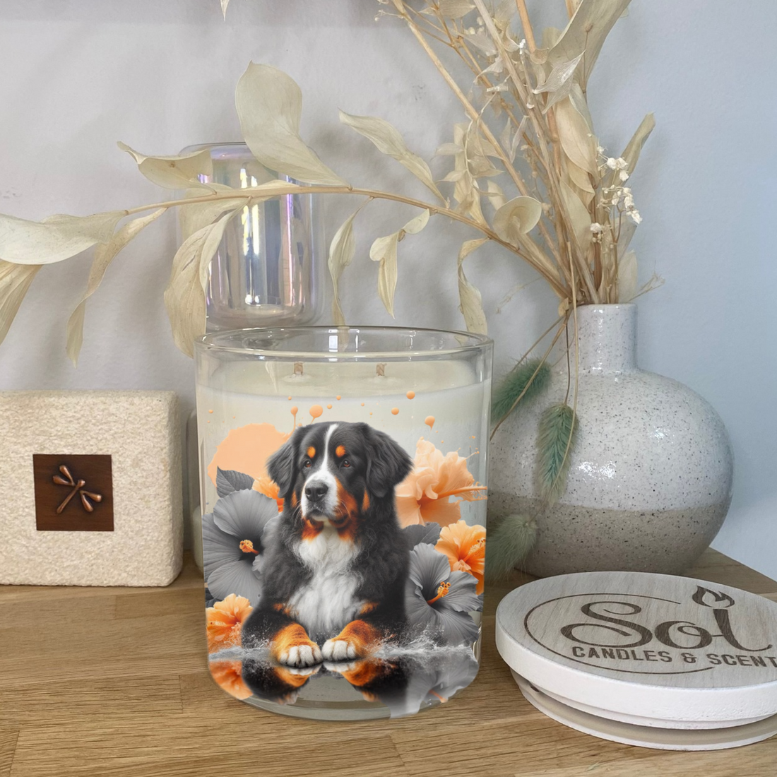 Burnese Mountain Dog_Soy Candle_Made in Australia