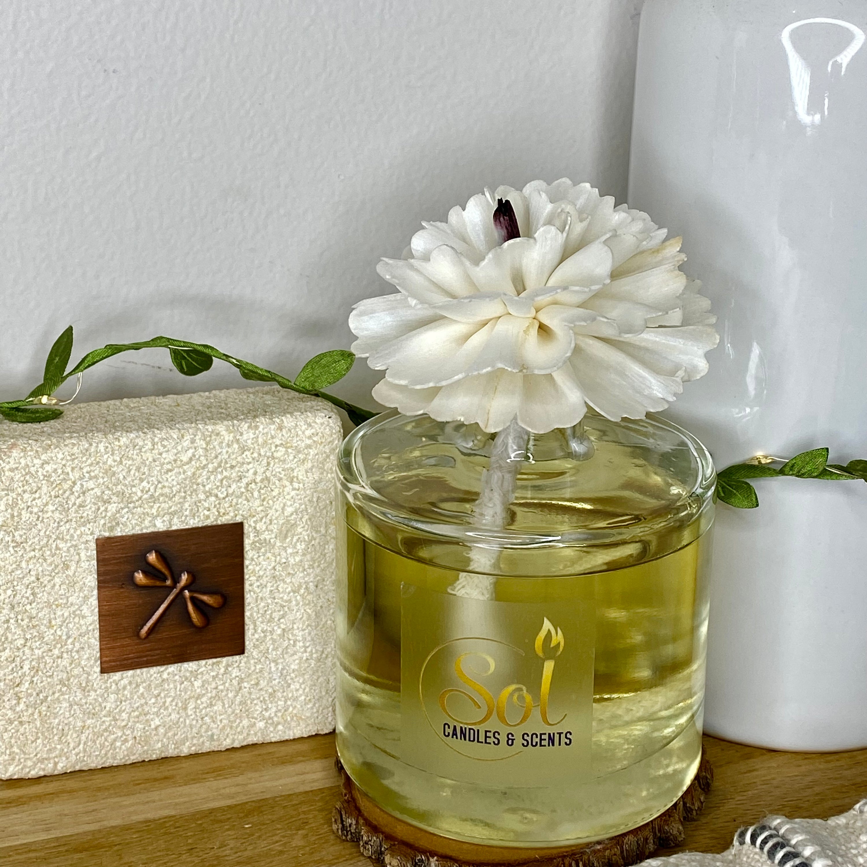 200mL Carnation Flower Diffuser_Sol Candles &amp; Scents