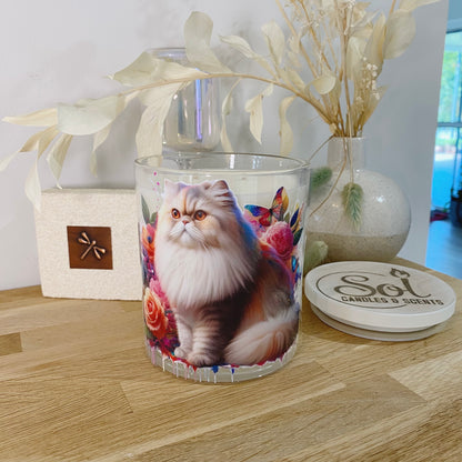 Cat Persian Sitting Xlarge Candle