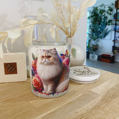 Cat Persian Sitting Xlarge Candle
