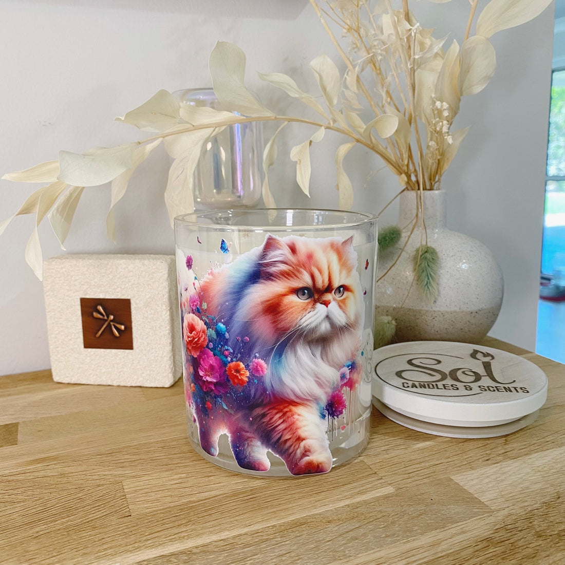 Cat Persian Walking Xlarge Candle_Sol Candles &amp; Scents