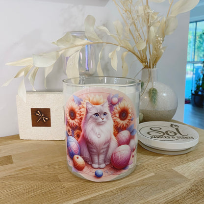 Cat Rag Doll Xlarge Candle