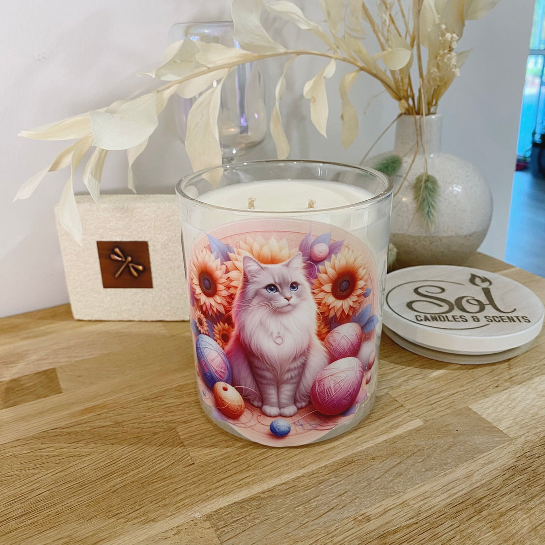Cat Rag Doll Xlarge Candle
