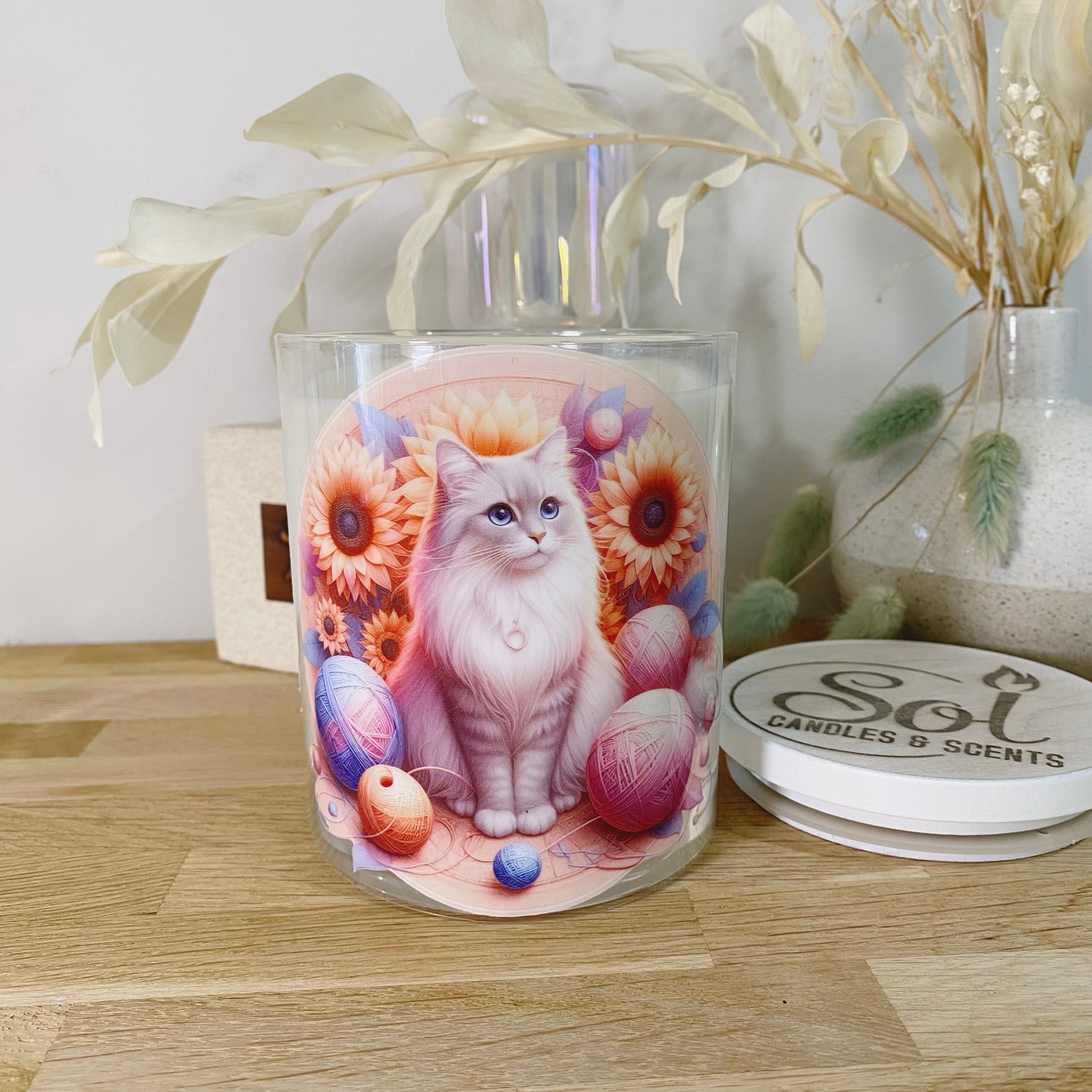 Cat Rag Doll Xlarge Candle - Perfect Gift for Cat Lovers