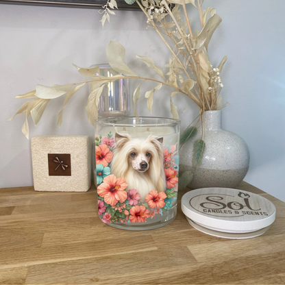 Chinese Crested Dog Xlarge Candle