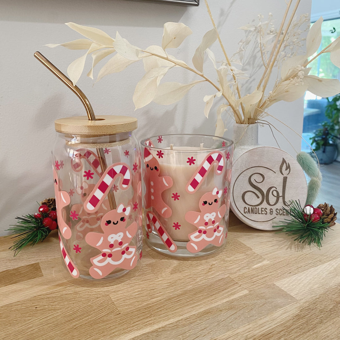 Christmas Gingerbread Gift Set_Sol Candles &amp; Scents