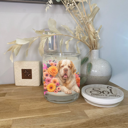 Cumberland Spaniel Floral Xlarge Candle