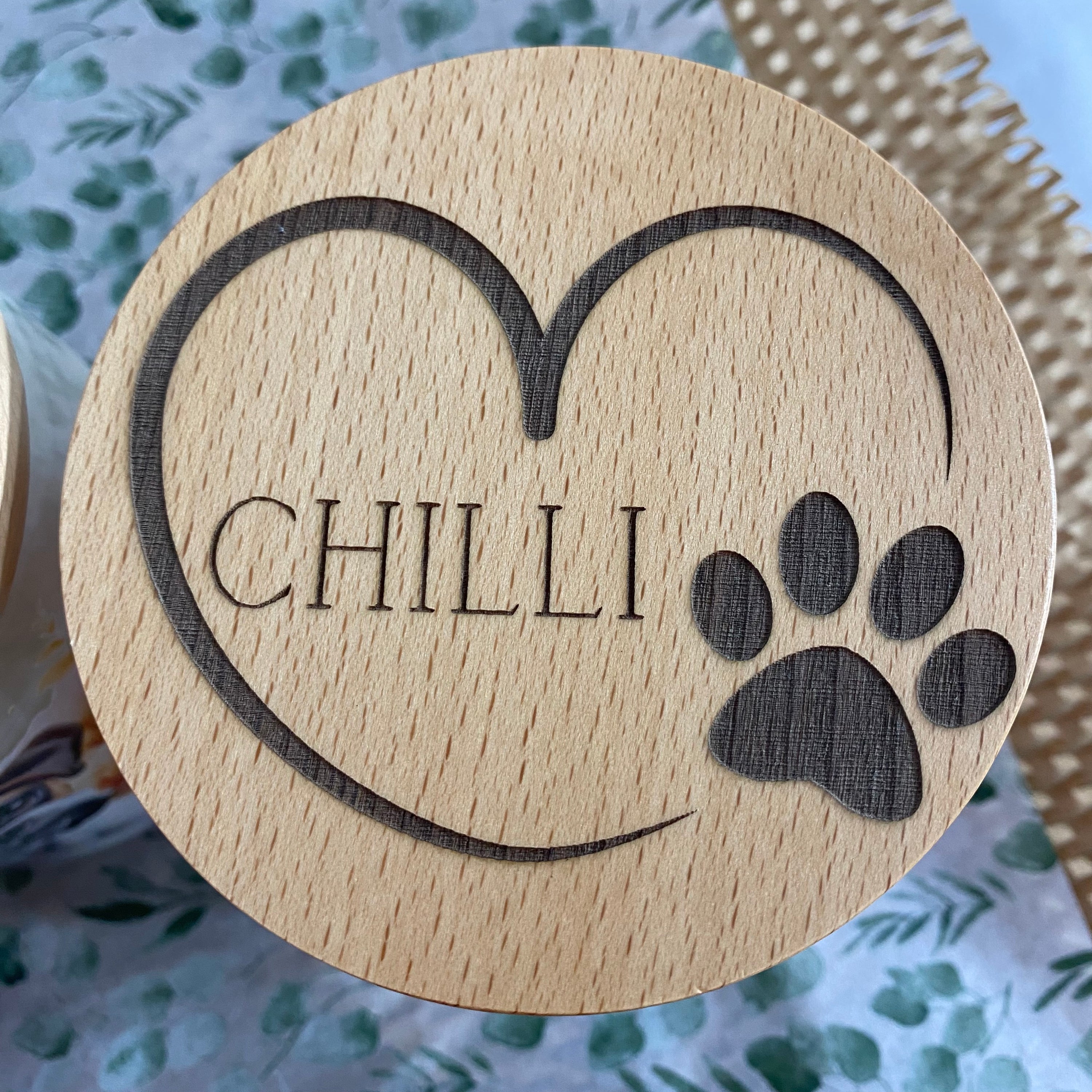 Staffy Fawn Blue Xlarge Candle