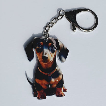 Dachshund Keychain