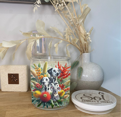 Dalmatian Double Koala Xlarge Candle