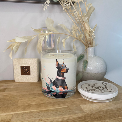 Doberman Pink Proud Xlarge Candle