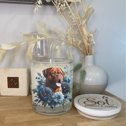 Dogue De Bordeaux Blue Xlarge Candle