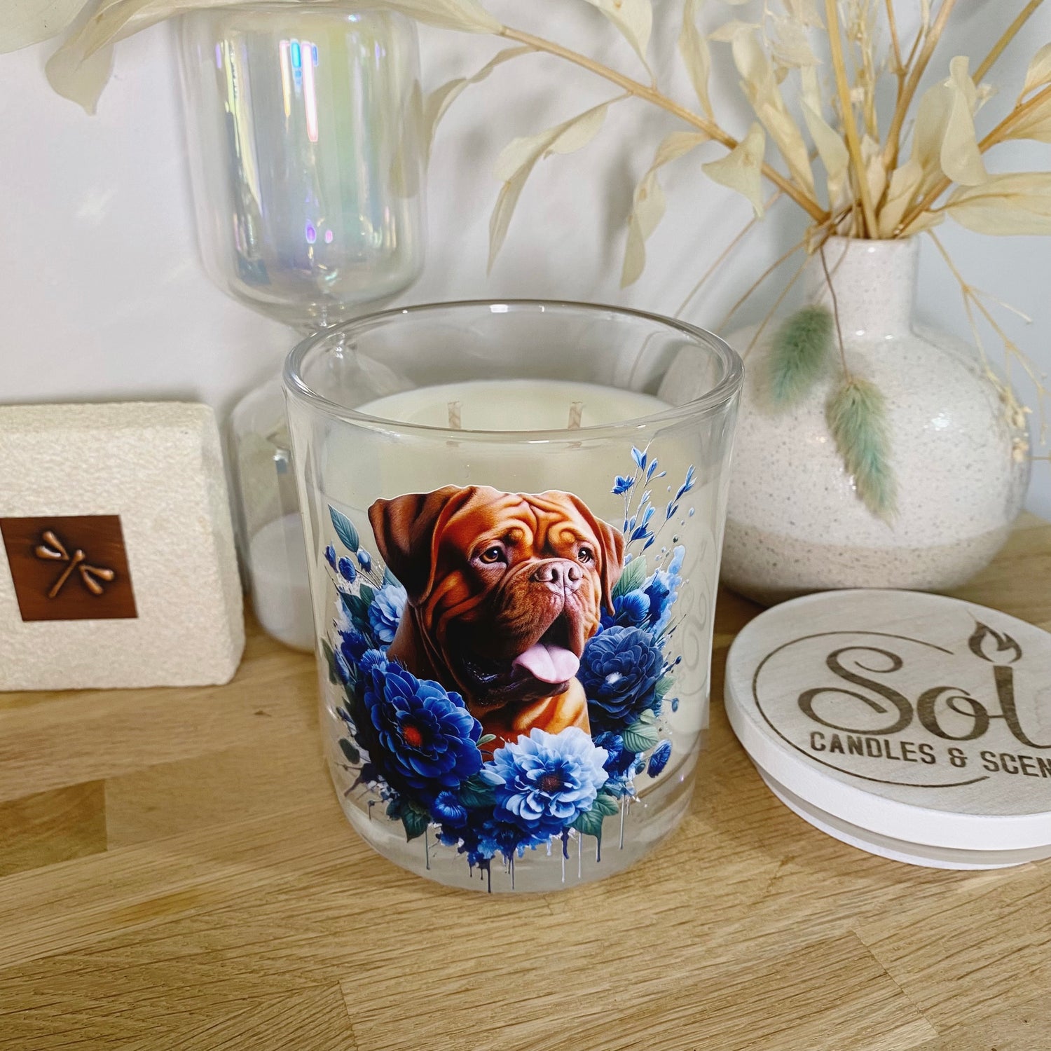 Dogue De Bordeaux Blue Xlarge Candle_Sol Candles &amp; Scents_Made in Australia