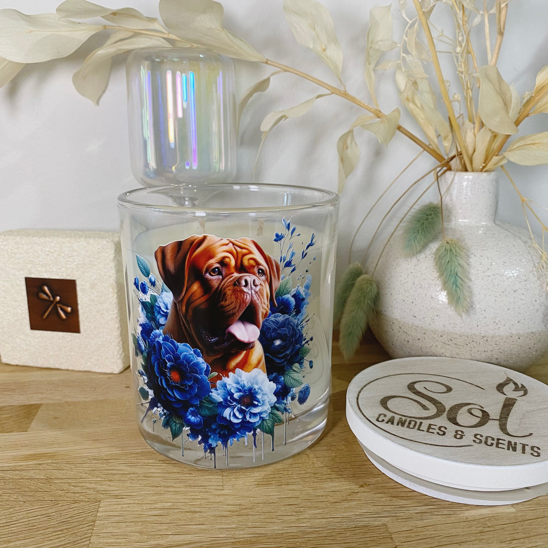 Dogue De Bordeaux Blue Xlarge Candle_Sol Candles &amp; Scents_Refillable