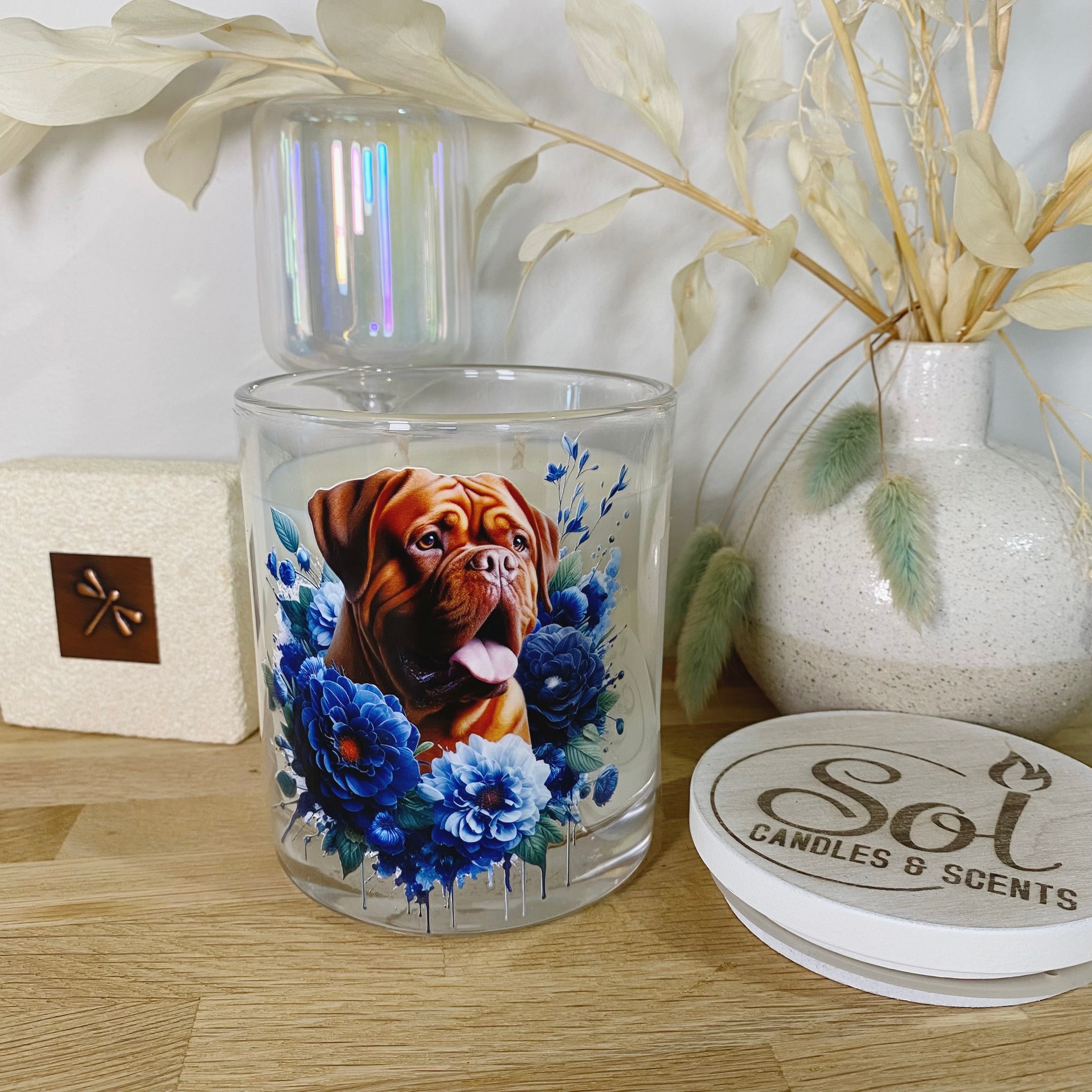 Dogue De Bordeaux Blue Xlarge Candle_Sol Candles &amp; Scents_Refillable