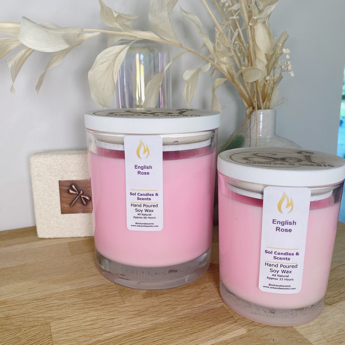 English Rose Candle