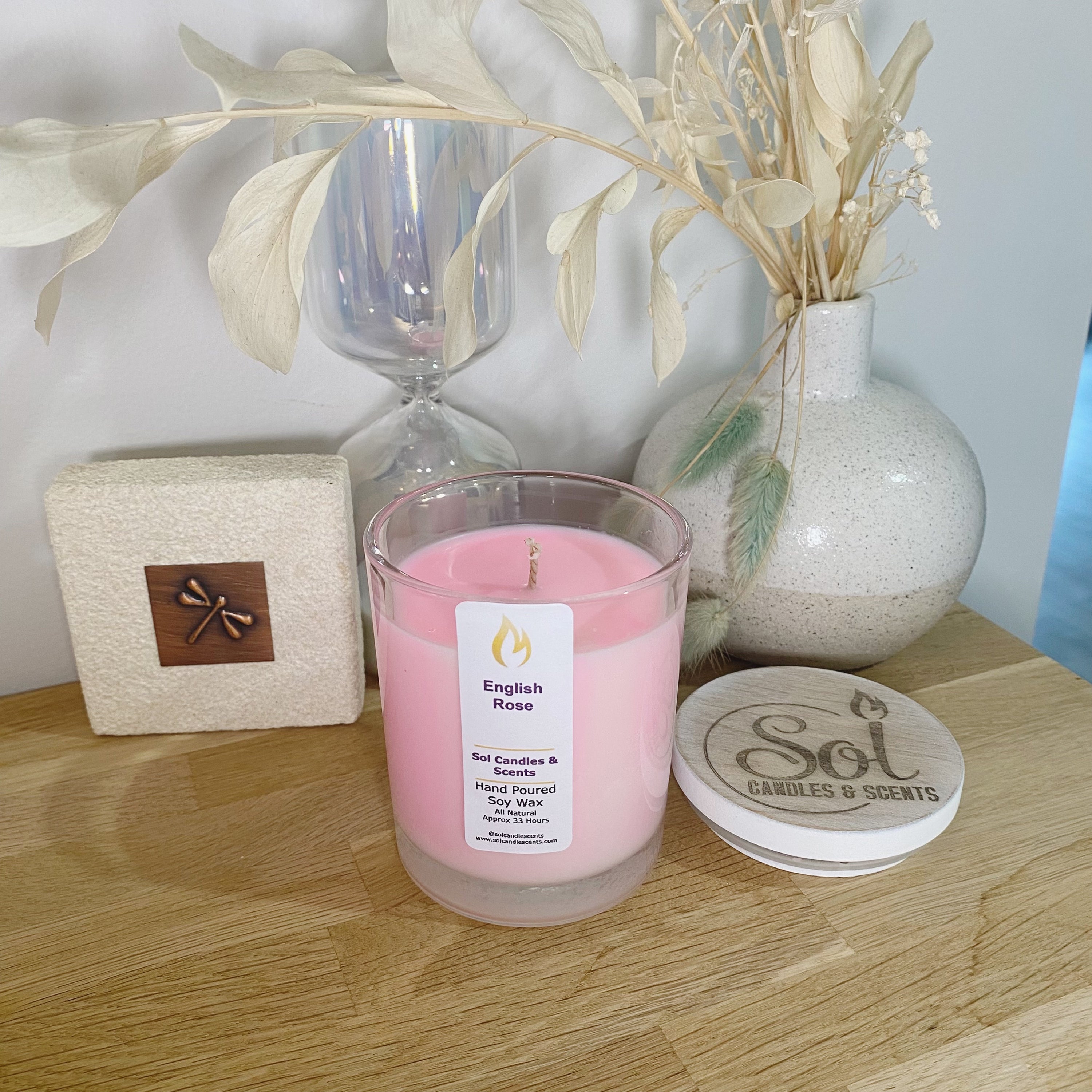 English Rose Candle